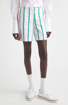 Thom Browne Thom Browne Rep Stripe Poplin Chino Shorts