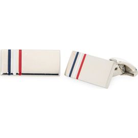 Thom Browne Thom Browne RWB Sterling Silver Cuff Links 