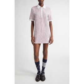 Thom Browne Thom Browne RWB Tweed Polo Dress
