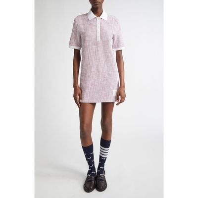 Thom Browne Thom Browne RWB Tweed Polo Dress