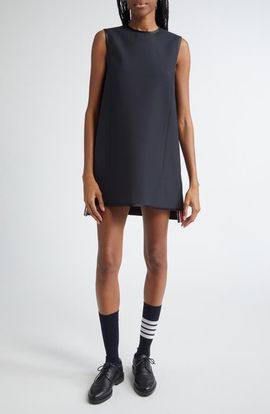 Thom Browne Thom Browne School Uniform Wool Blend Shift Minidress