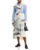 Thom Browne Thom Browne Silk Pleated Midi Skirt - 2