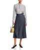 Thom Browne Thom Browne Silk Scarf Tie Blouse - 2