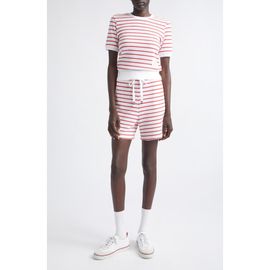 Thom Browne Thom Browne Stripe Cotton Honeycomb Jacquard Shorts