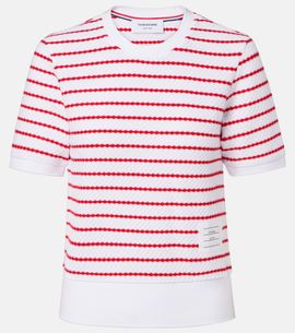 Thom Browne Thom Browne Striped cotton top
