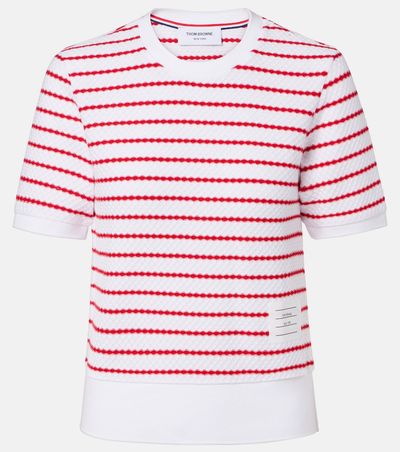 Thom Browne Thom Browne Striped cotton top