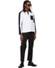 Thom Browne Thom Browne White & Navy Oversized Colorblock Rugby Polo - 4