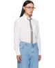 Thom Browne Thom Browne White Linen 4-Bar Shirt - 2