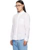 Thom Browne Thom Browne White Linen 4-Bar Shirt - 4