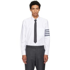 Thom Browne Thom Browne White Oxford 4-Bar Shirt