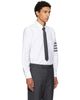 Thom Browne Thom Browne White Oxford 4-Bar Shirt - 2