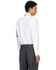 Thom Browne Thom Browne White Oxford 4-Bar Shirt - 3