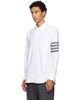 Thom Browne Thom Browne White Oxford 4-Bar Shirt - 4