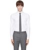 Thom Browne Thom Browne White Oxford Grosgrain Placket Shirt - 1