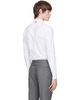 Thom Browne Thom Browne White Oxford Grosgrain Placket Shirt - 3