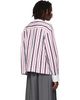 Thom Browne Thom Browne White Repp Stripe Poplin Shirt Cardigan - 3