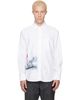 Thom Browne Thom Browne White Scenic Sailboat & Shark Oxford Shirt - 1