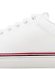 Thom Browne Thom Browne White Vitello Calf Tennis Sneakers - 3