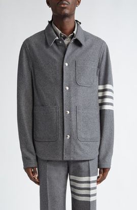 Thom Browne Thom Browne Wool & Cashmere Utility Jacket