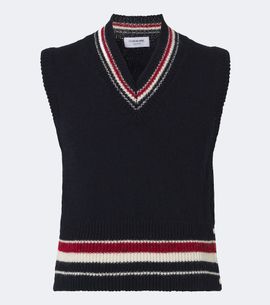 Thom Browne Thom Browne Wool and mohair sweater vest
