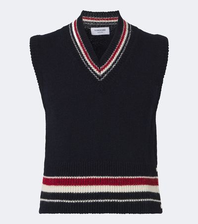 Thom Browne Thom Browne Wool and mohair sweater vest