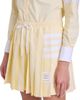 Thom Browne Women's 4-Bar Cotton Drawstring Miniskirt - 6