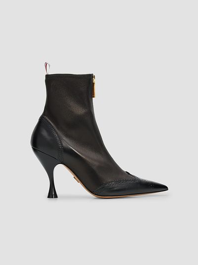 Thom Browne Women's 90MM Wingtip Leather Booties