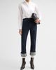 Thom Browne Women's 90MM Wingtip Leather Booties - 3