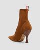 Thom Browne Women's 90MM Wingtip Suede Booties - 4