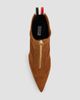 Thom Browne Women's 90MM Wingtip Suede Booties - 5