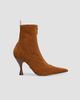 Thom Browne Women's 90MM Wingtip Suede Booties - 6