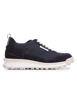 Thom Browne Women's Alumni Denim Trainer Sneakers