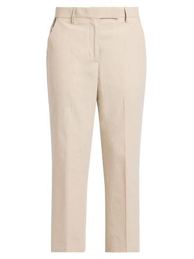Thom Browne Women's Cotton Cropped Trousers