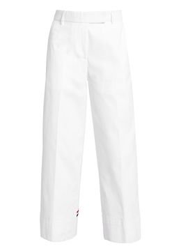 Thom Browne Women's Cotton Gabardine Crop Trousers