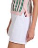 Thom Browne Women's Crochet Variegated Striped Cotton Polo Top - 6
