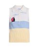 Thom Browne Women's Embroidered Nantucket Intarsia Sleeveless Polo Sweater - 1