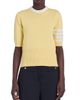 Thom Browne Women's Hector 4-Bar Intarsia-Knit Cotton Sweater - 3
