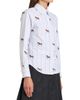 Thom Browne Women's Horse Striped Cotton Shirt - 4
