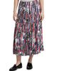 Thom Browne Women's Pleated Printed Silk Twill Midi-Skirt - 3