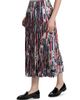 Thom Browne Women's Pleated Printed Silk Twill Midi-Skirt - 4