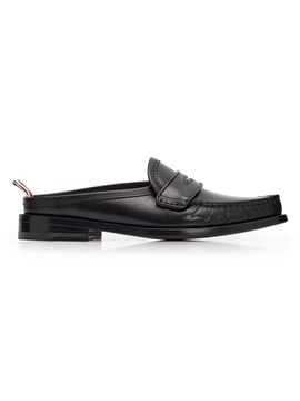Thom Browne Women's Pleated Varsity Mule Loafers