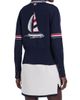 Thom Browne Women's Sailboat Jacquard V-Neck Cardigan - 5