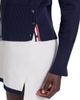 Thom Browne Women's Sailboat Jacquard V-Neck Cardigan - 6