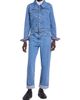 Thom Browne Women's Shrunken-Fit Denim Jacket - 2