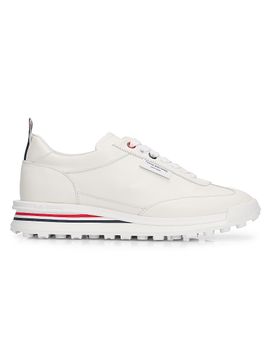 Thom Browne Women's Soft Tech Runner Leather Sneakers