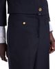Thom Browne Women's Wool Cardigan-Style Pocket Trousers - 6