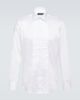 Thom Sweeney Thom Sweeney Cotton-blend poplin tuxedo shirt - 1