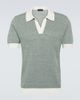 Thom Sweeney Thom Sweeney Cotton and linen polo shirt - 1