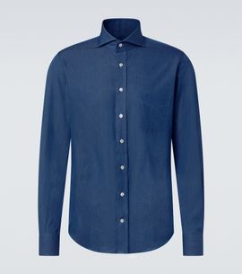 Thom Sweeney Thom Sweeney Cotton chambray shirt