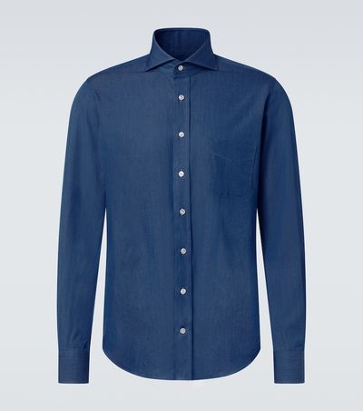 Thom Sweeney Thom Sweeney Cotton chambray shirt